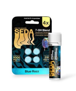 Seda 7-OH Blend Blue Razz 250mg Chewable Tablet
