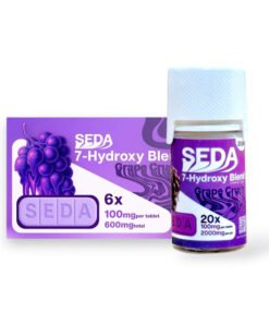 Seda 7-hydroxy Blend Chewable Tablets Grape Crush 100mg Per Tablet