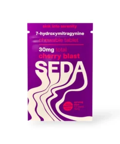 Seda 7-hydroxymitragynine Chewable Tablet Cherry Blast 30mg Per Tablet