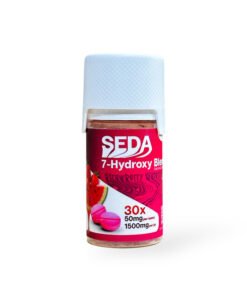 Seda 7-hydroxymitragynine Chewable Tablet Strawberry Watermelon 50mg Per Tablet