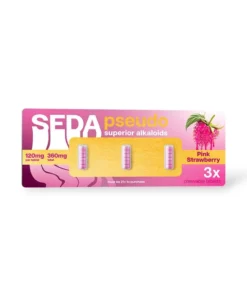 Seda Pseudo Pink Strawberry Chewable Tablets 120mg